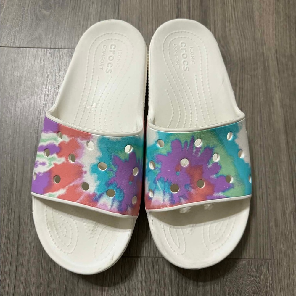 CROCS White Slides